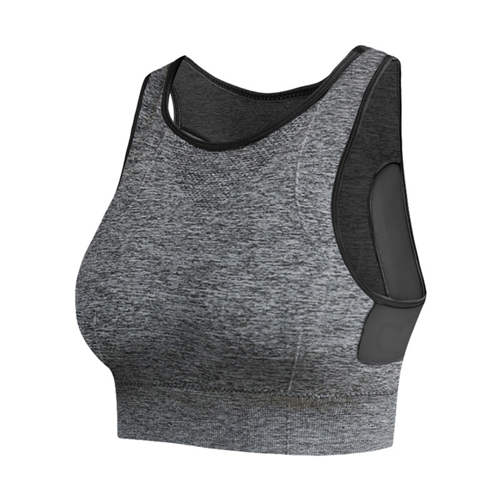 thumbnail image 1 of Sujetador deportivo de malla con aros para mujer: doble capa, nailon-spandex, tallas S-XXL, yoga/running/fitness, 1 of 7